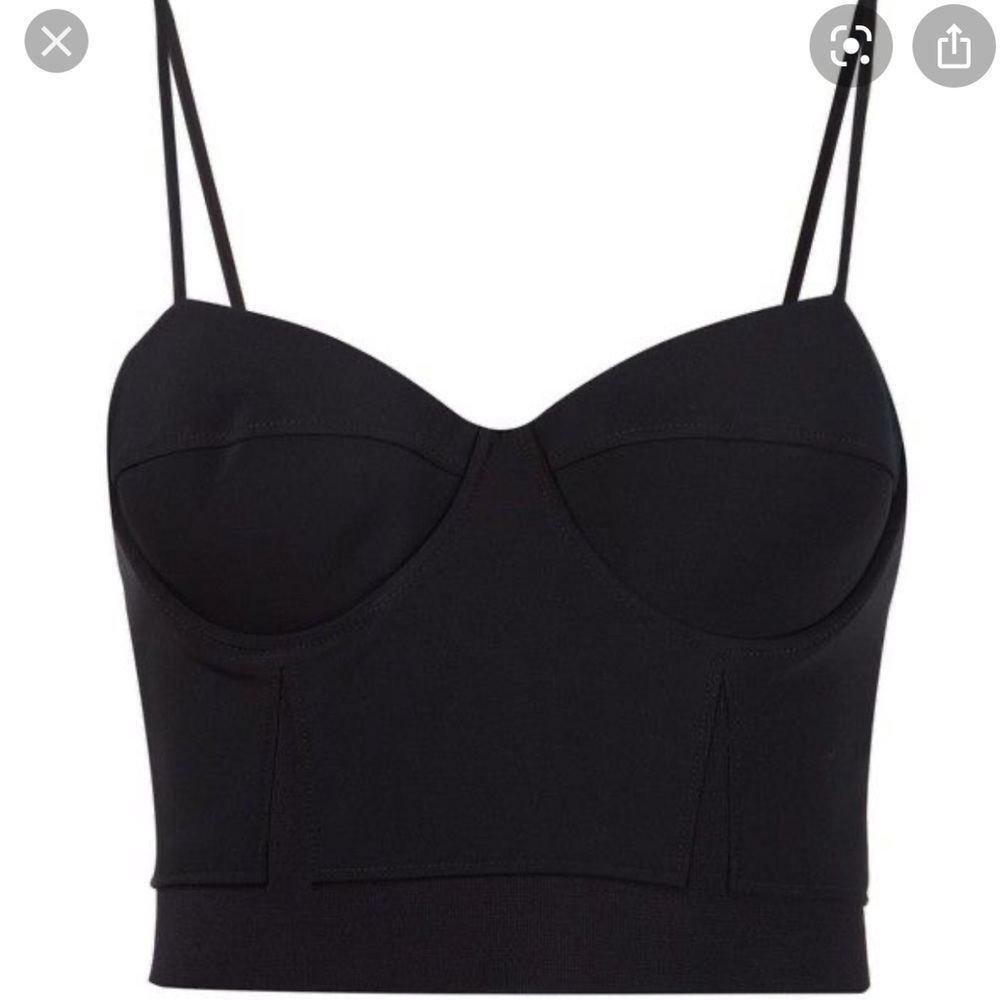 Alexander Wang Cropped Bustier Top